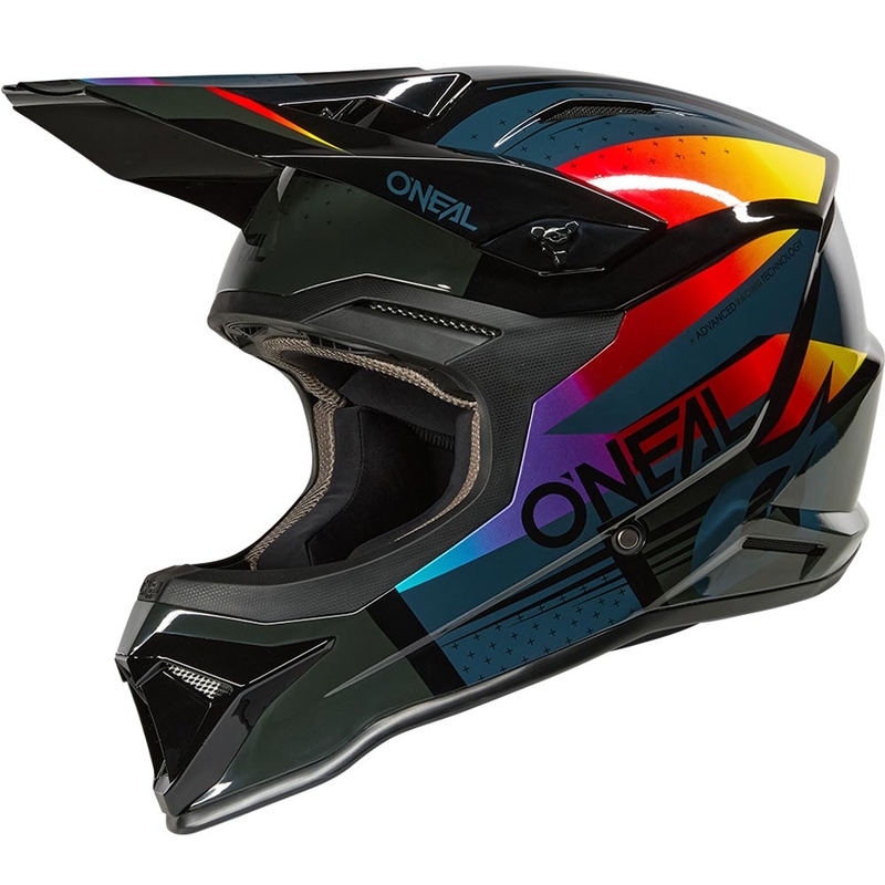 Motokrosová helma O´Neal 1SRS RC černo-vícebarevná