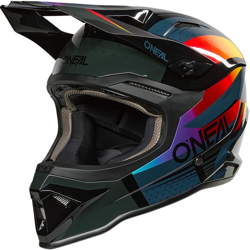Motokrosová helma O´Neal 1SRS RC černo-vícebarevná