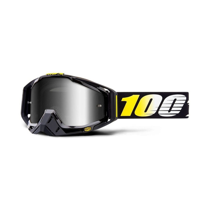 Motocross szemüveg 100% RACECRAFT Cosmos 99 (ezüst tükör plexiüveg)