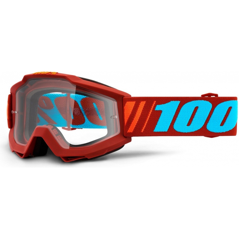 Motocross szemüveg 100% Accuri DAUPHINE (átlátszó plexiüveg)