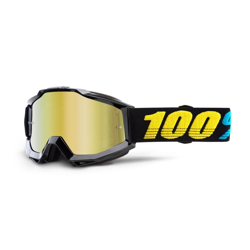 Motocross szemüveg 100% Accuri VIRGO (arany tükör plexiüveg)