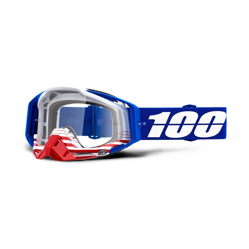 Motocross szemüveg 100% Racecraft ANTHEM (átlátszó plexiüveg)