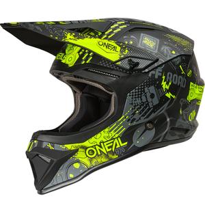 Motokrosová helma O´Neal 1SRS Vibrant matná černo-fluo žlutá