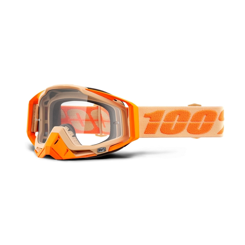 Motocross szemüveg 100% RACECRAFT Sahara (átlátszó plexiüveg)