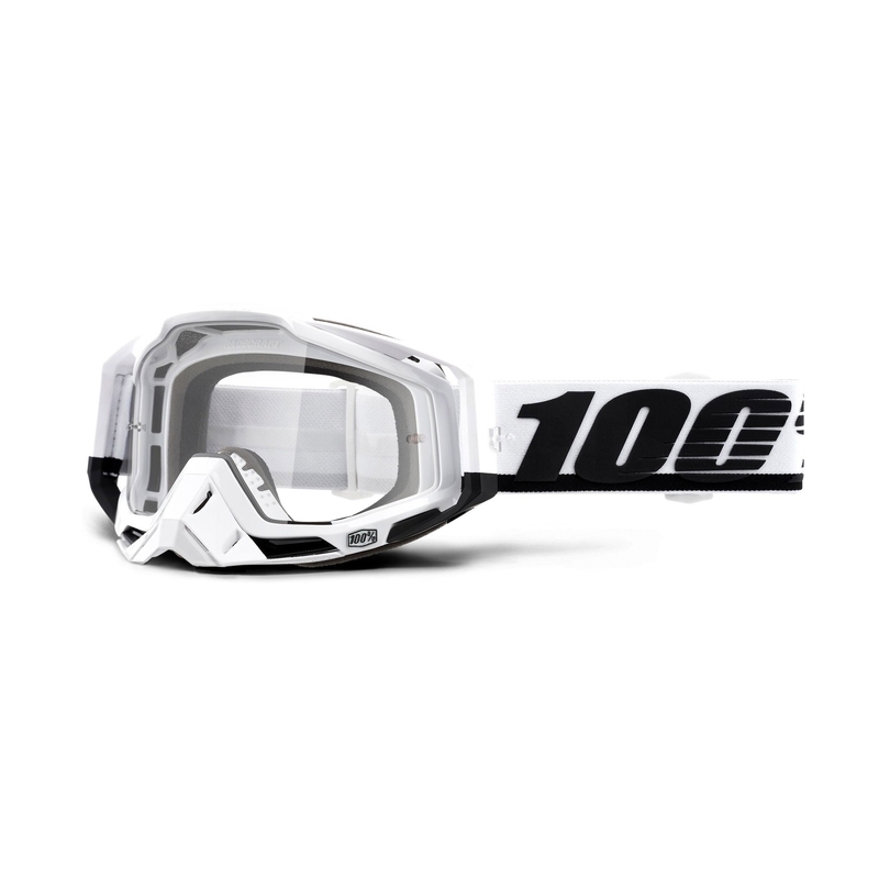 Motocross szemüveg 100% RACECRAFT Stuu (átlátszó szemellenző)