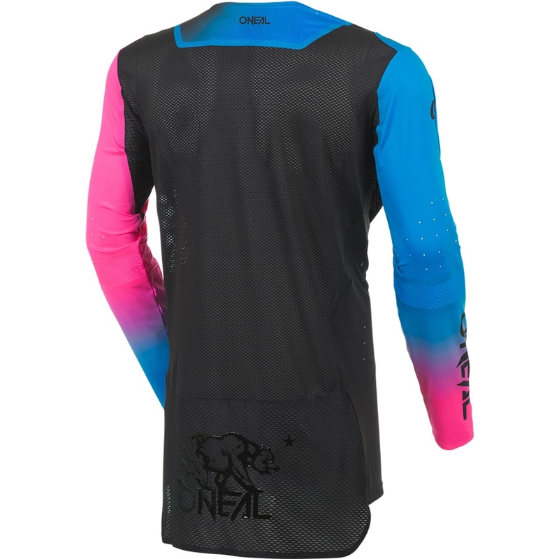 Motokrosový dres O´Neal Prodigy Five Six V.27 černo-neonově růžový