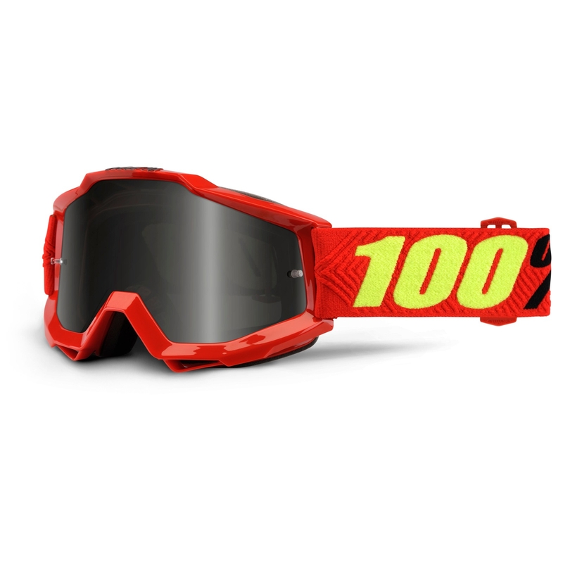 Motocross szemüveg 100% Accuri Sand Saarinen (füstös + tiszta plexi)