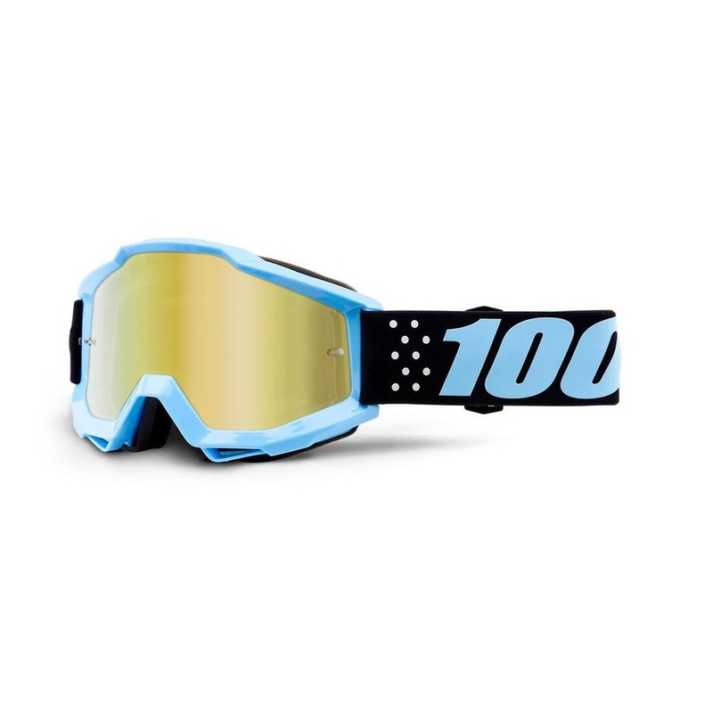 Gyerek Motocross szemüveg 100% Accuri Taichi (Arany tükör plexiüveg)