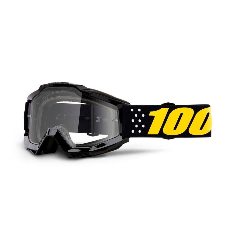 Gyerek Motocross szemüveg 100% Accuri pisztoly (átlátszó szemellenző)