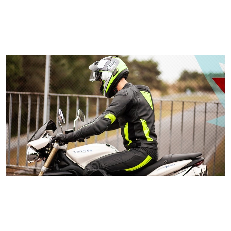 Motorkerékpár nadrág Ózon Volt fekete-fluo sárga eladó kiárusítás