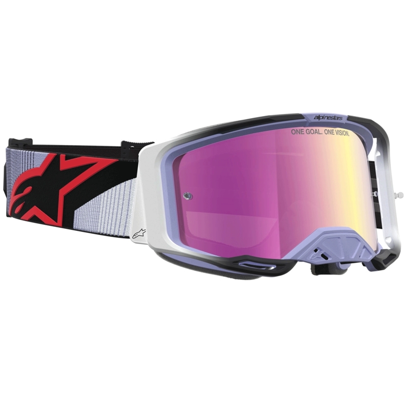 Motokrosové brýle Alpinestars Vision 8 Maven levandulovo-černé