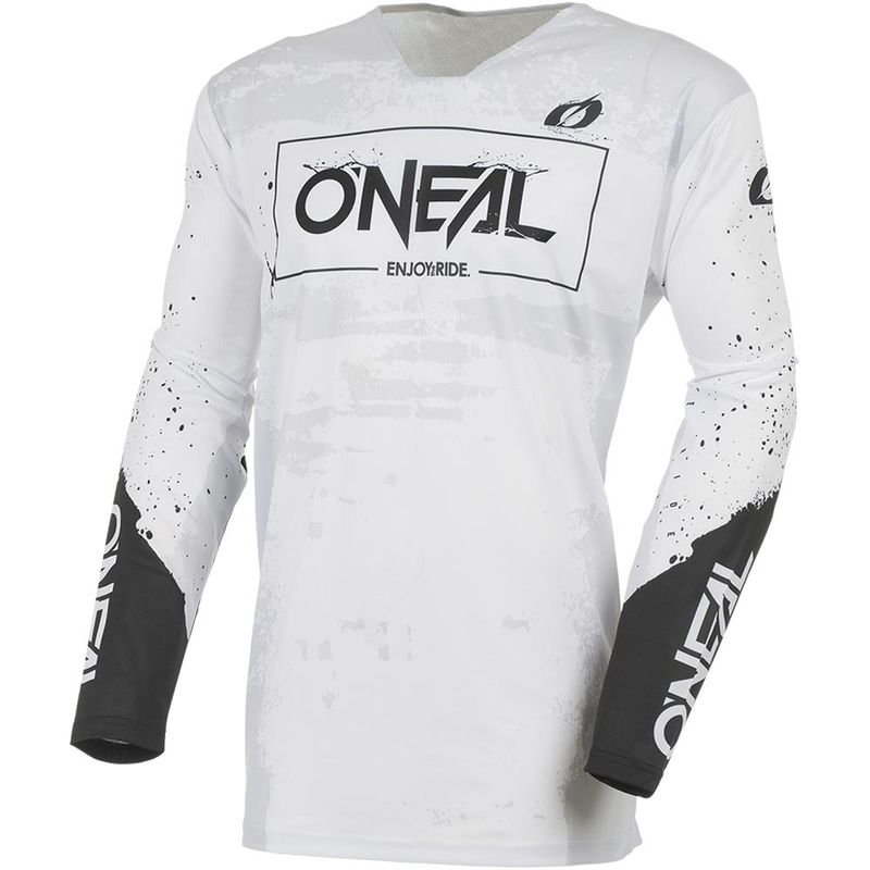 Motokrosový dres O'Neal Mayhem Paint bílo-černý