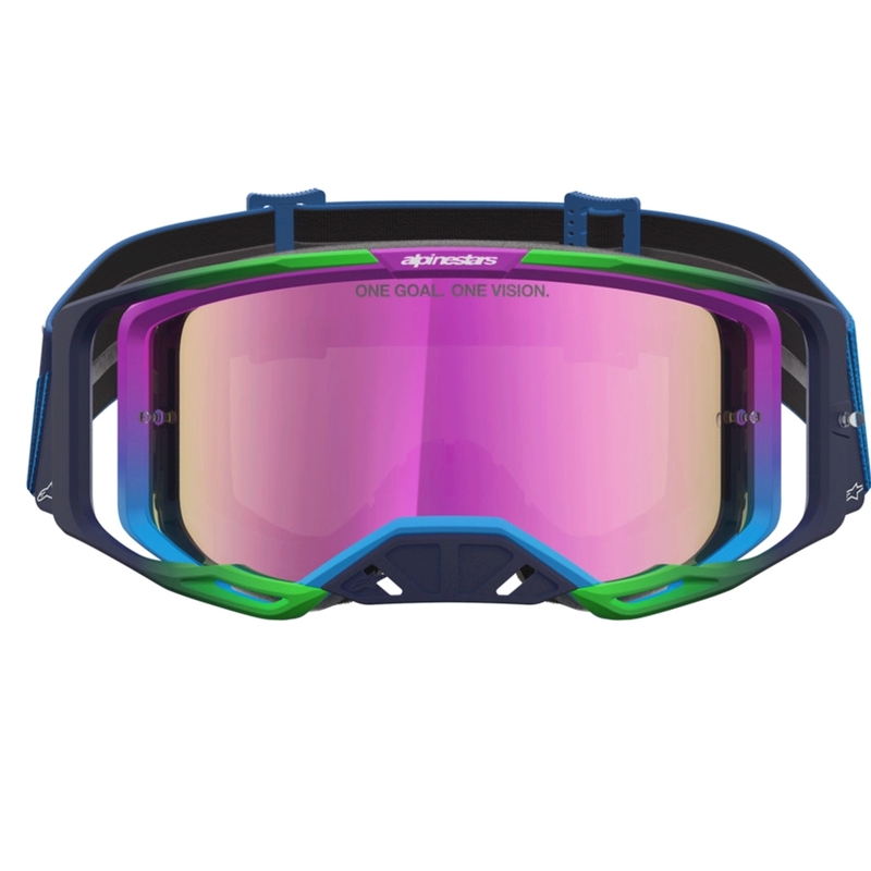 Motokrosové brýle Alpinestars Vision 8 Maven modro-fialové