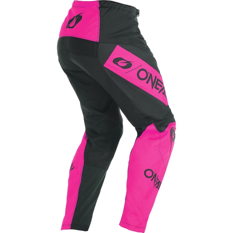 Dámské motokrosové kalhoty O'Neal Element Racewear černo-růžové