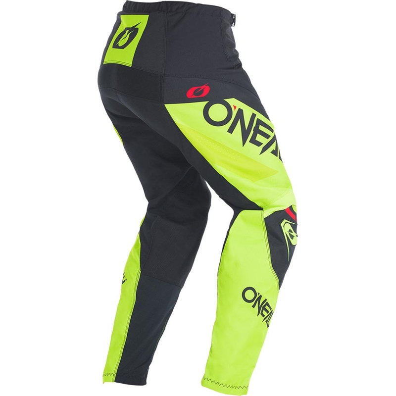 Motokrosové kalhoty O'Neal Element Factor černo-neonově žluté