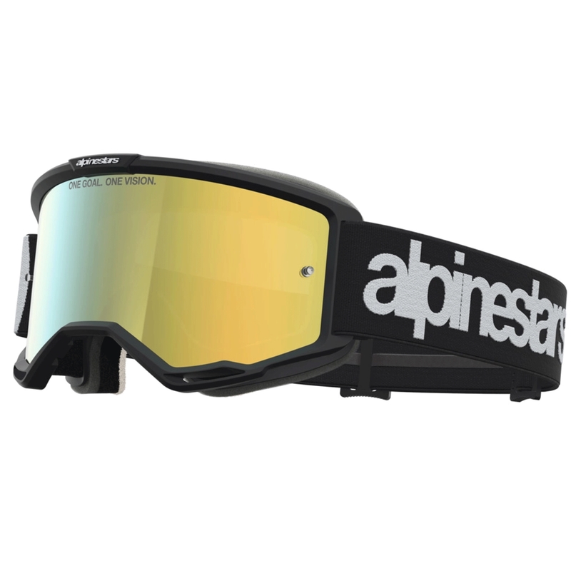 Motokrosové brýle Alpinestars Vision 5 Hone černo-bílé