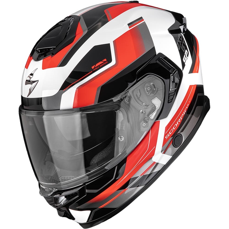 Scorpion EXO-GT SP Air Arkon zárt motoros bukósisak fehér-piros