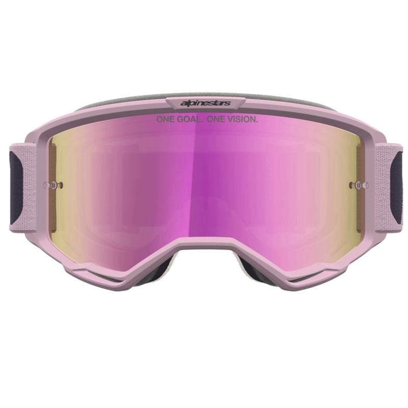 Motokrosové brýle Alpinestars Vision 5 Rora tmavě šedo-růžové