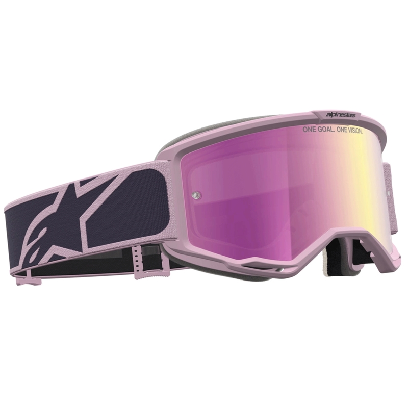 Motokrosové brýle Alpinestars Vision 5 Rora tmavě šedo-růžové