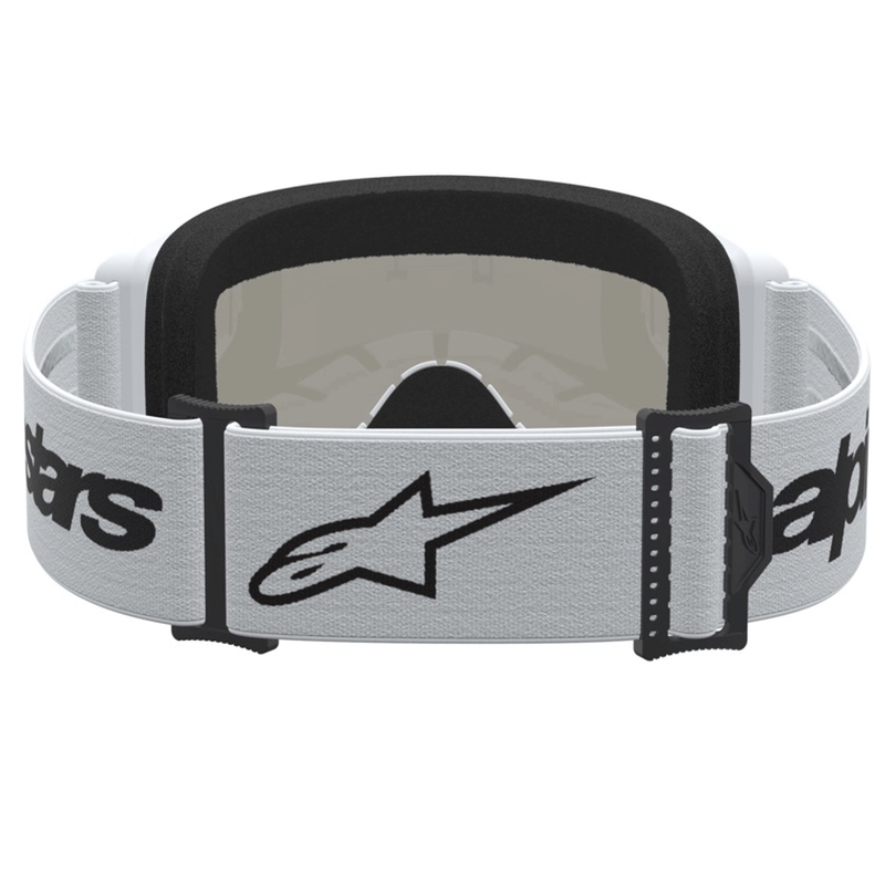 Motokrosové brýle Alpinestars Vision 3 Wordmark bílo-černé