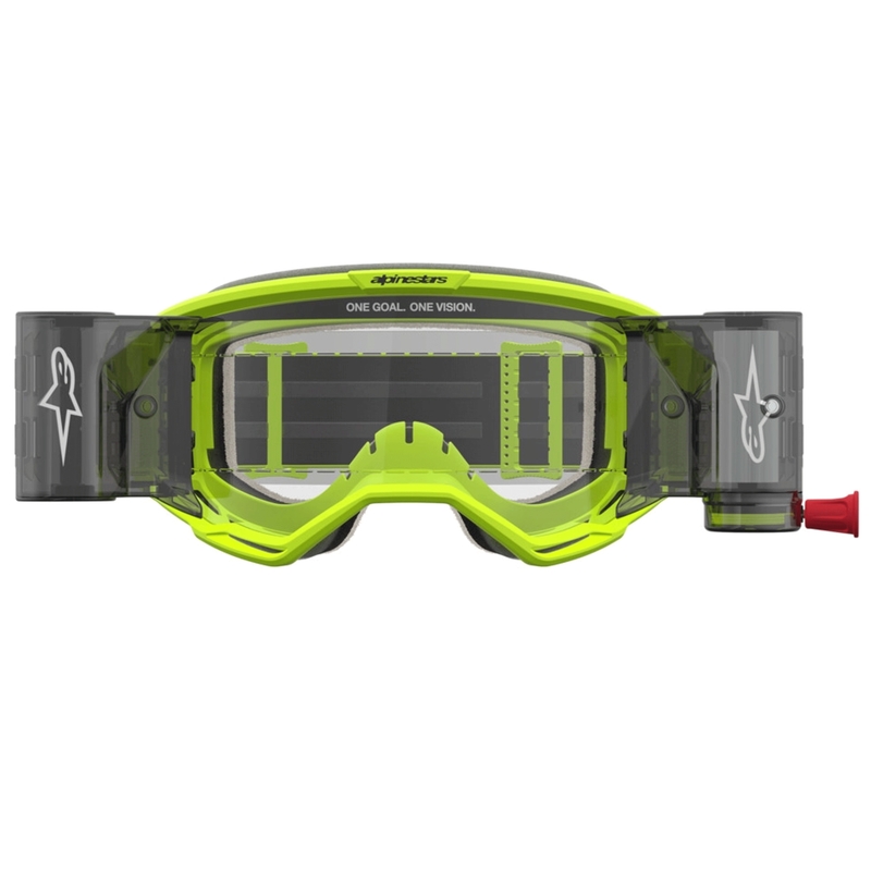 Motokrosové brýle Alpinestars Vision 5 Rora Roll-Off fluo žluto-černé
