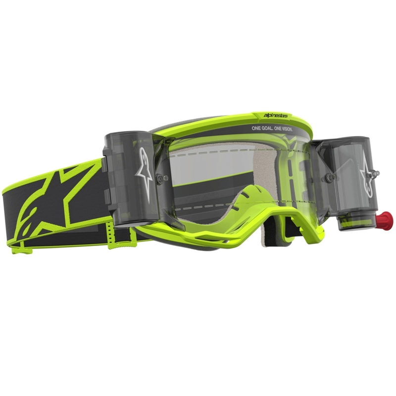 Motokrosové brýle Alpinestars Vision 5 Rora Roll-Off fluo žluto-černé