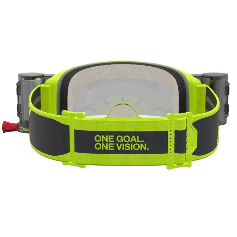 Motokrosové brýle Alpinestars Vision 5 Rora Roll-Off fluo žluto-černé