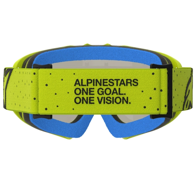 Dětské motokrosové brýle Alpinestars Vision Youth Vesta fluo žluto-černé