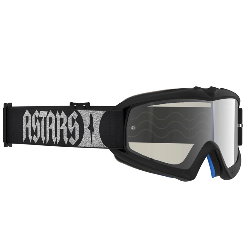 Dětské motokrosové brýle Alpinestars Vision Youth Atrox černo-stříbrné
