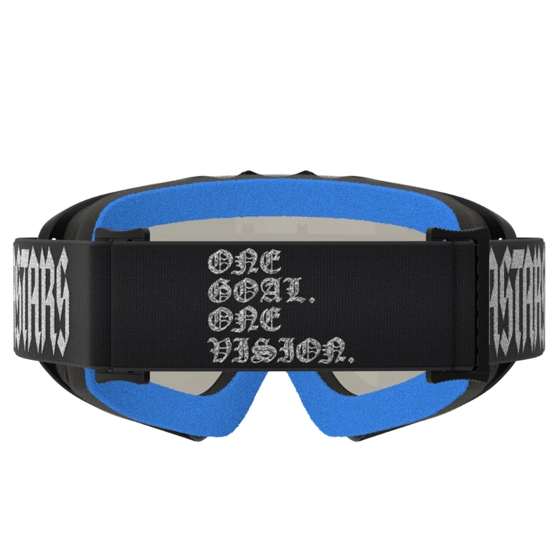 Dětské motokrosové brýle Alpinestars Vision Youth Atrox černo-stříbrné