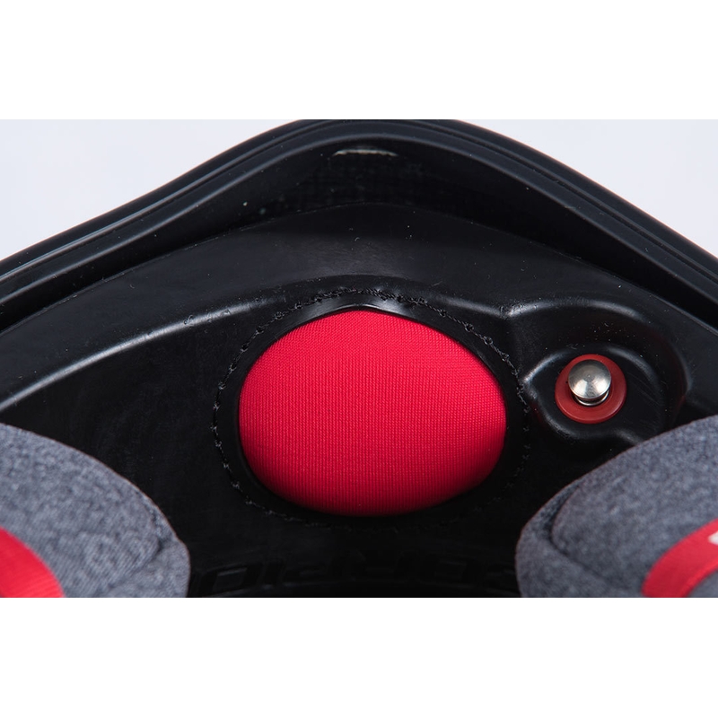 Beépített motoros sisak Scorpion Exo-1400 Air Carbon red