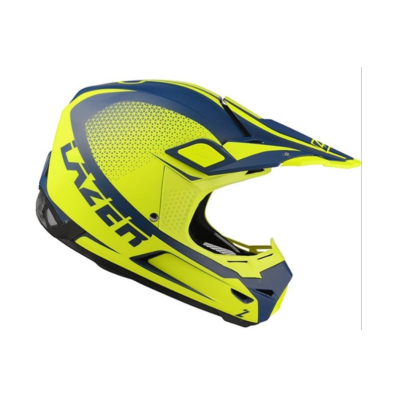 Motocross sisak Lazer X9 Lánckerék kék-fluo sárga