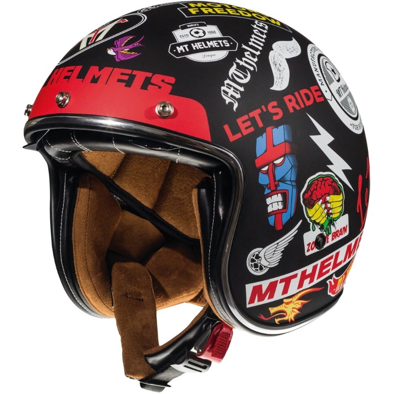 Nyitott motoros sisak MT LeMans 2 SV Anarchia fekete matt