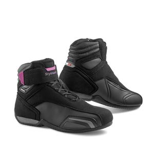 Női motoros cipők Stylmartin Vector WP fekete-rózsaszín akció