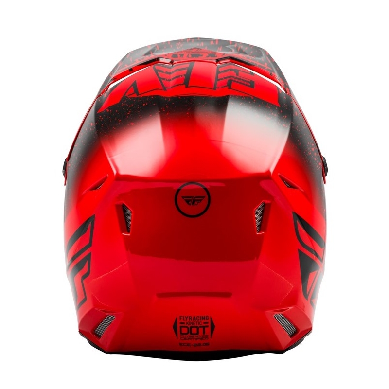 Motocross sisak FLY Racing Kinetic K120 piros-fekete