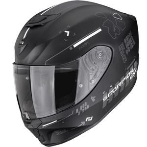 Integrální helma na motorku Scorpion EXO-391 Iron matná černo-stříbrná