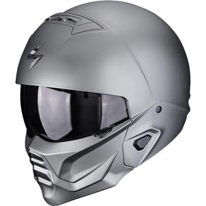 Modulární helma na motorku Scorpion EXO-COMBAT II Solid matná titanově šedá