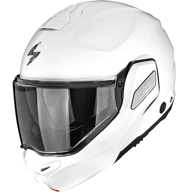 Překlápěcí helma na motorku Scorpion EXO-TECH II Solid bílá