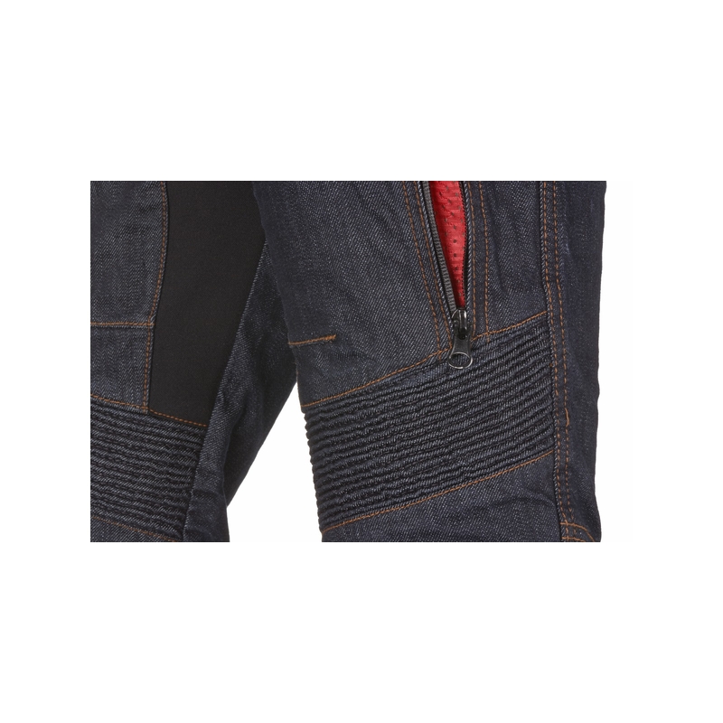 Női motoros farmer Ayrton Date kék akció