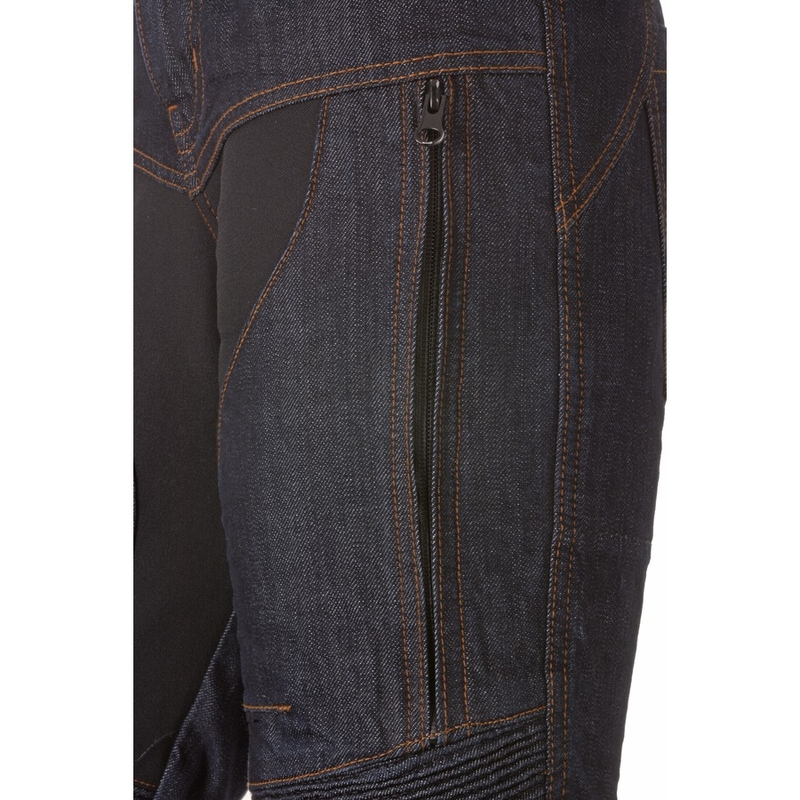 Női motoros farmer Ayrton Date kék akció