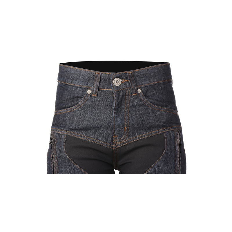 Női motoros farmer Ayrton Date kék akció