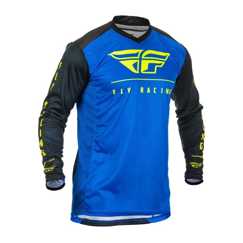 Motocross mez FLY Racing Lite 2020 kék-fekete-fluo sárga
