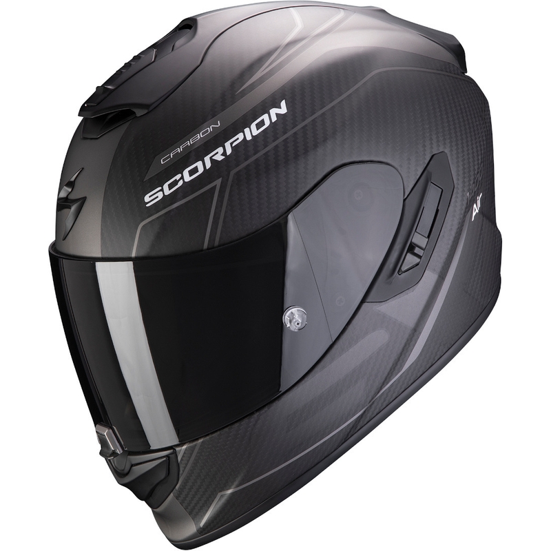 Integrált sisak Scorpion EXO-1400 Carbon Air Beaux fekete-ezüst