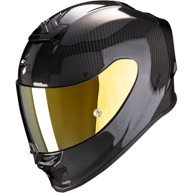 Zárt sisak Scorpion EXO-R1 Carbon Air fénylő fekete