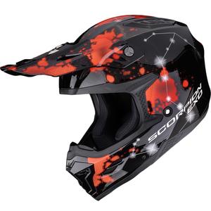 Motokrosová helma Scorpion SMX-10 Vibe černo-červená