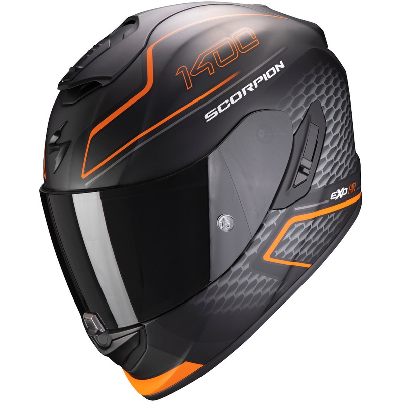 Integral Helmet Scorpion EXO-1400 Air Galaxy Fekete-Narancssárga Akció kiárusítás