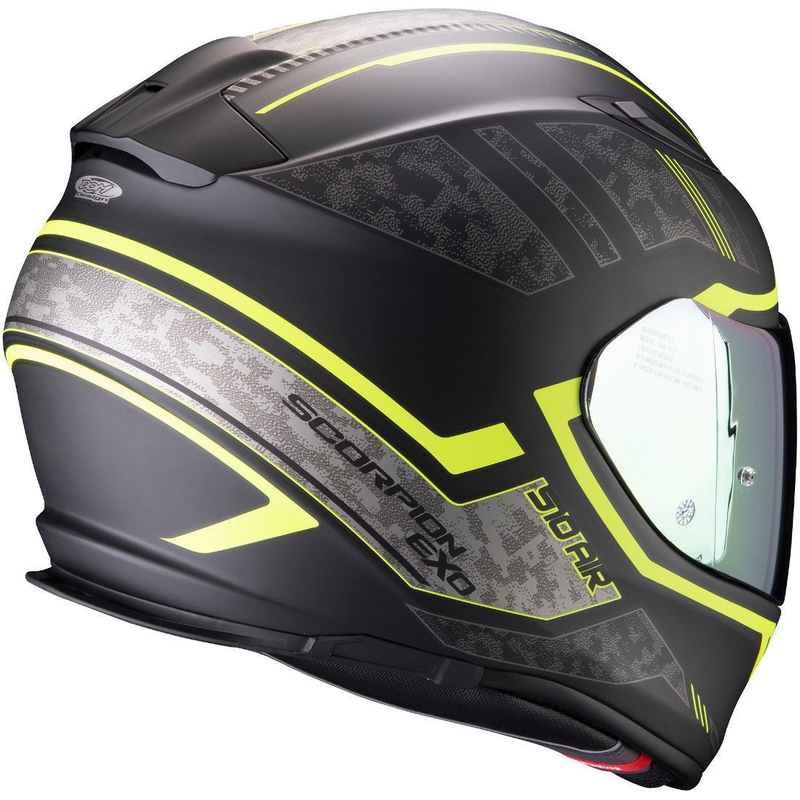 Integrált sisak Scorpion EXO-510 Air Occulta fekete-fluo sárga