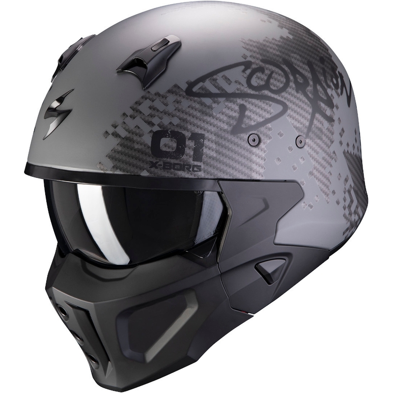 Sisak Scorpion COVERT-X Xborg ezüst-fekete