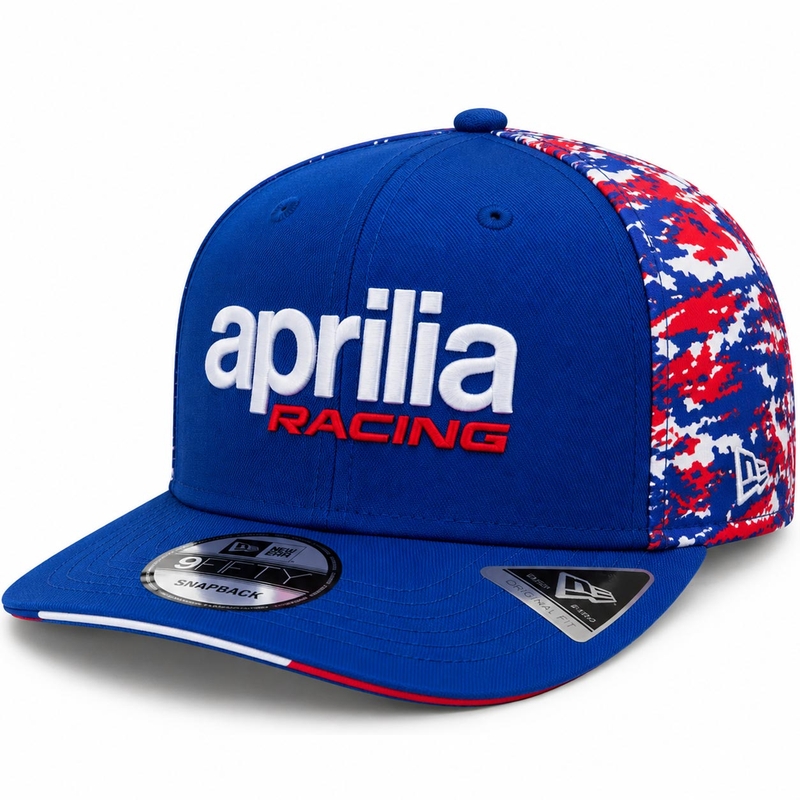 Kšiltovka Aprilia Racing x New Era edice Le Mans modrá