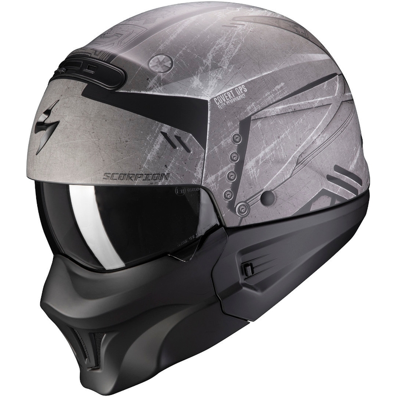 Sisak Scorpion EXO-COMBAT EVO Betörés ezüst-fekete